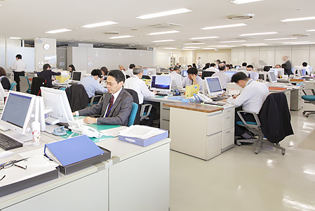 写真：北海道リースの様子